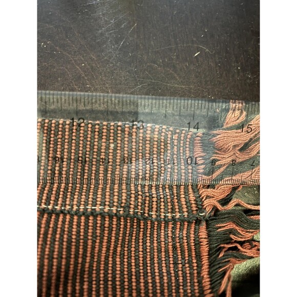 Handmade Woven Shoulder Bag Womens One Size Brown Boho Fringe Crossbody Tribal - Picture 8 of 8